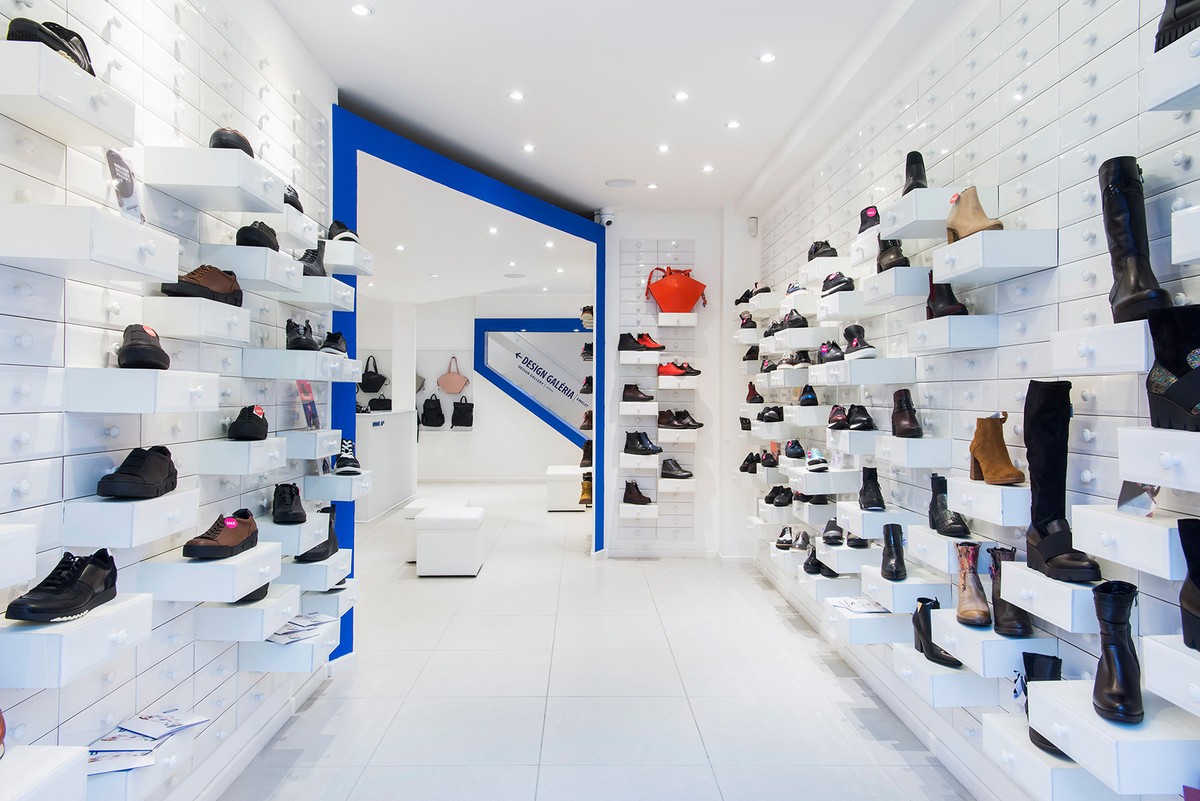 Shoe store interior